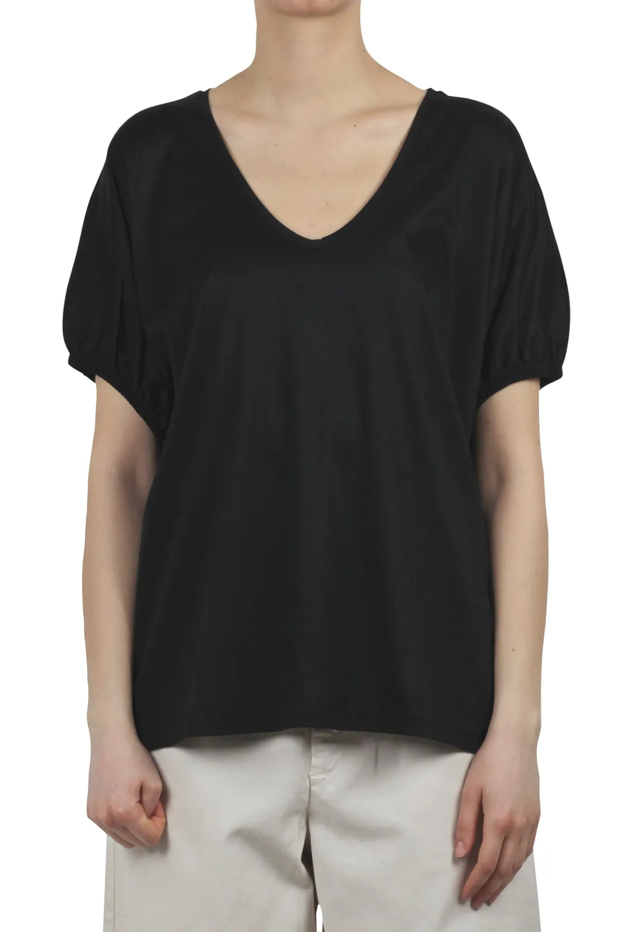 - T-shirt - 450379 - Nero^Ottod'ame Outlet