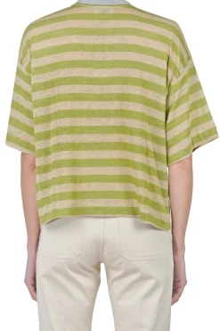 - T-shirt - 450411 - Verde/Beige^Ottod'ame Sale