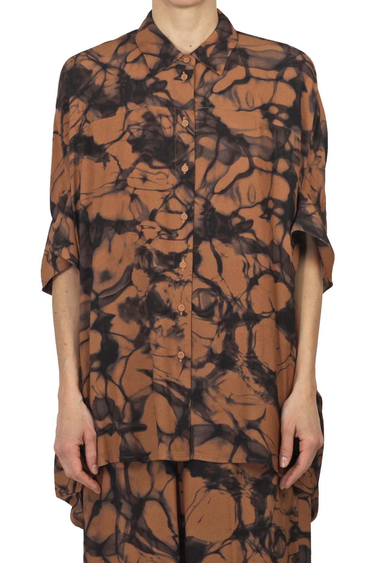 - Camicia - 450099 - Cammello/Moro^Pierantonio Gaspari Discount
