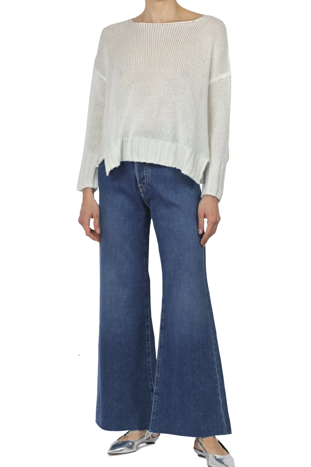 - Maglia - 450093 - Latte^Pierantonio Gaspari Sale