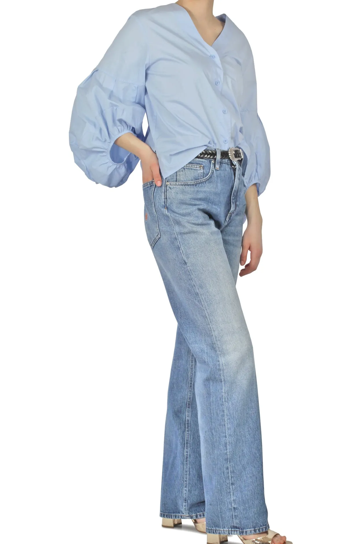 - Camicia - 450690 - Azzurro^8pm Clearance