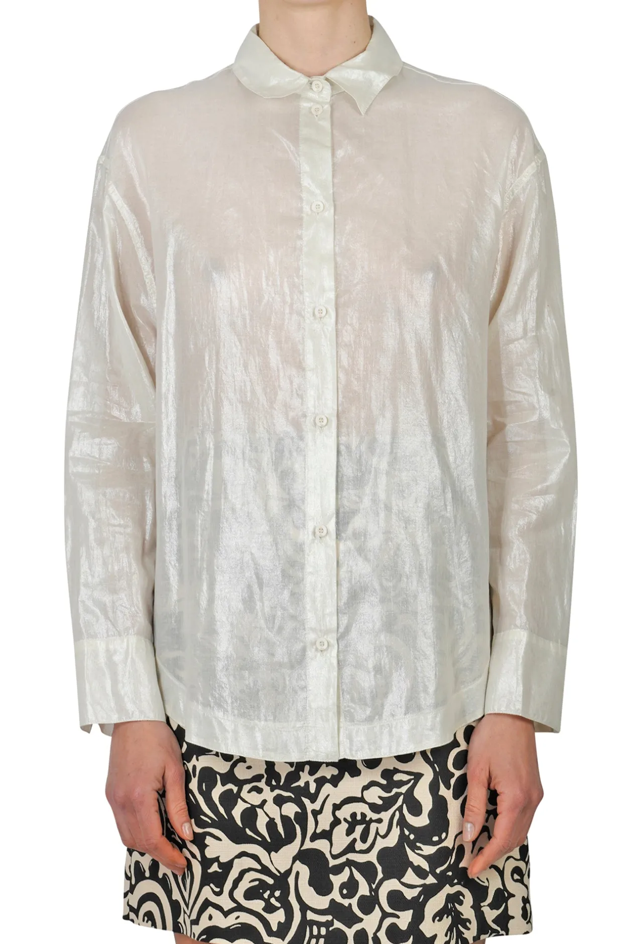 - Camicia - 450689 - Crema^8pm Fashion