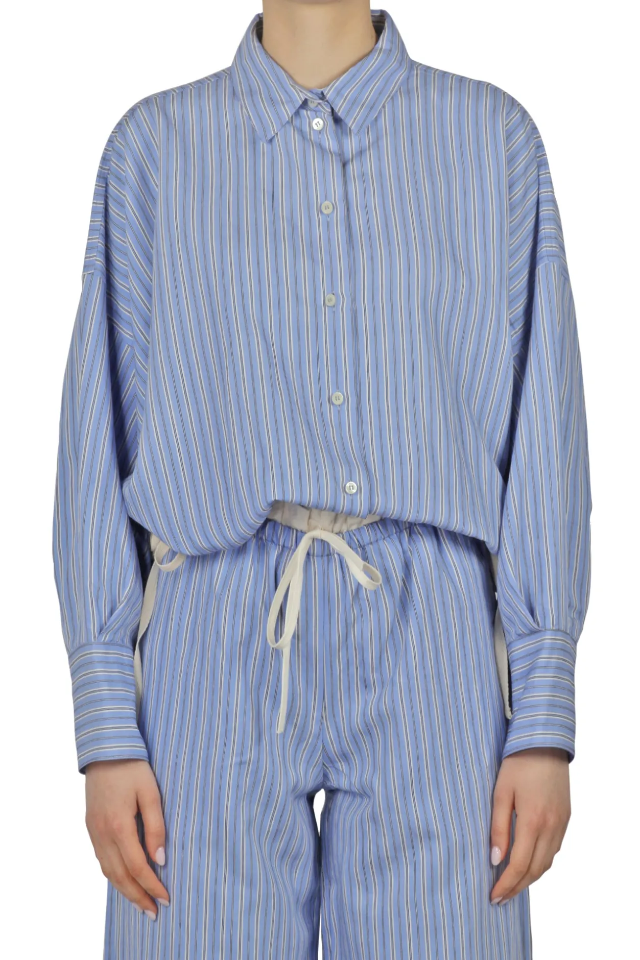 - Camicia - 450686 - Fantasia Azzurro^8pm Sale
