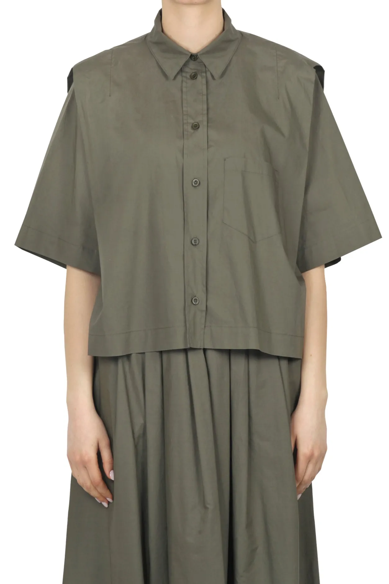 - Camicia - 450687 - Militare^8pm Outlet