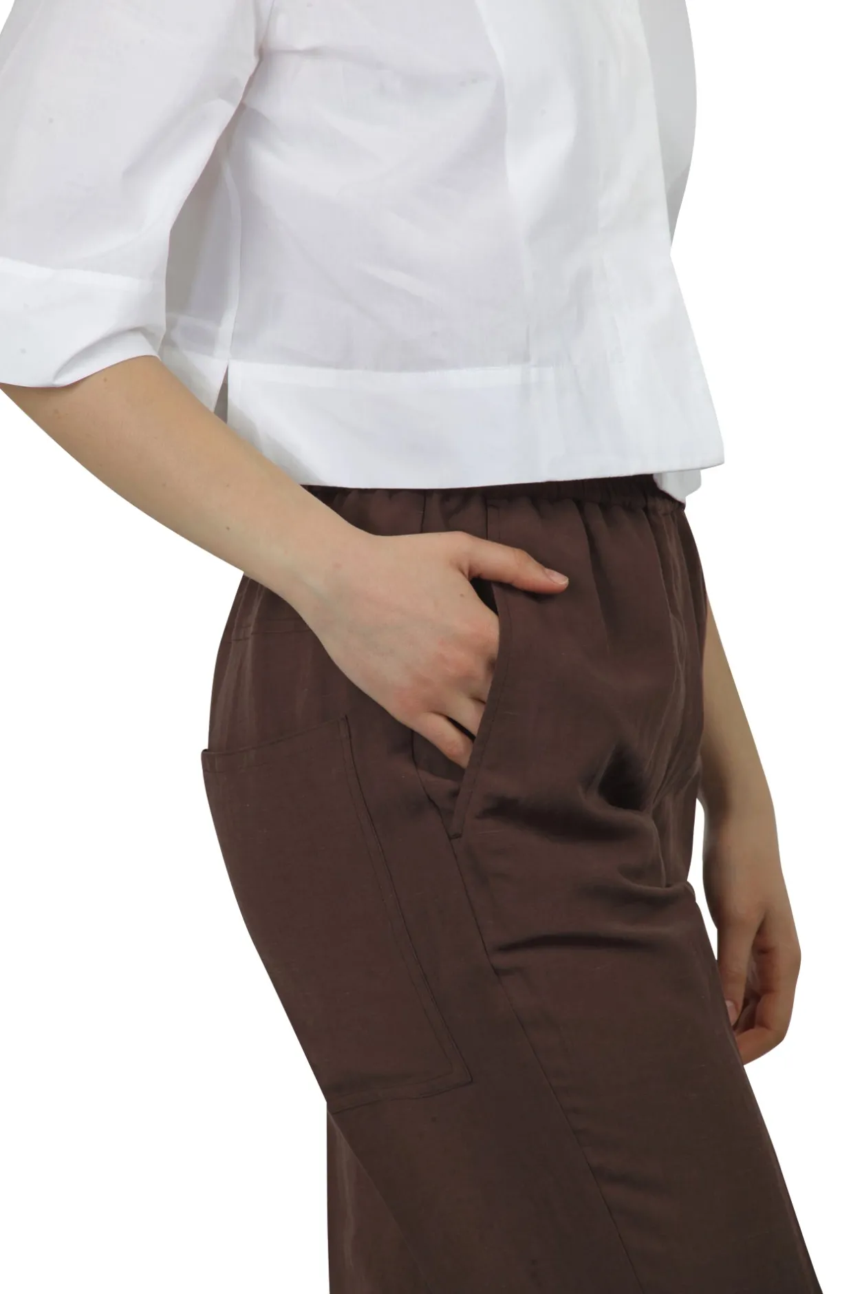 - Pantalone - 450728 - Cacao^8pm Sale