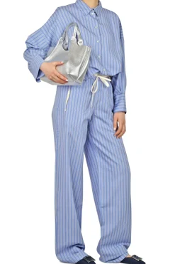 - Pantalone - 450700 - Fantasia Azzurro^8pm New