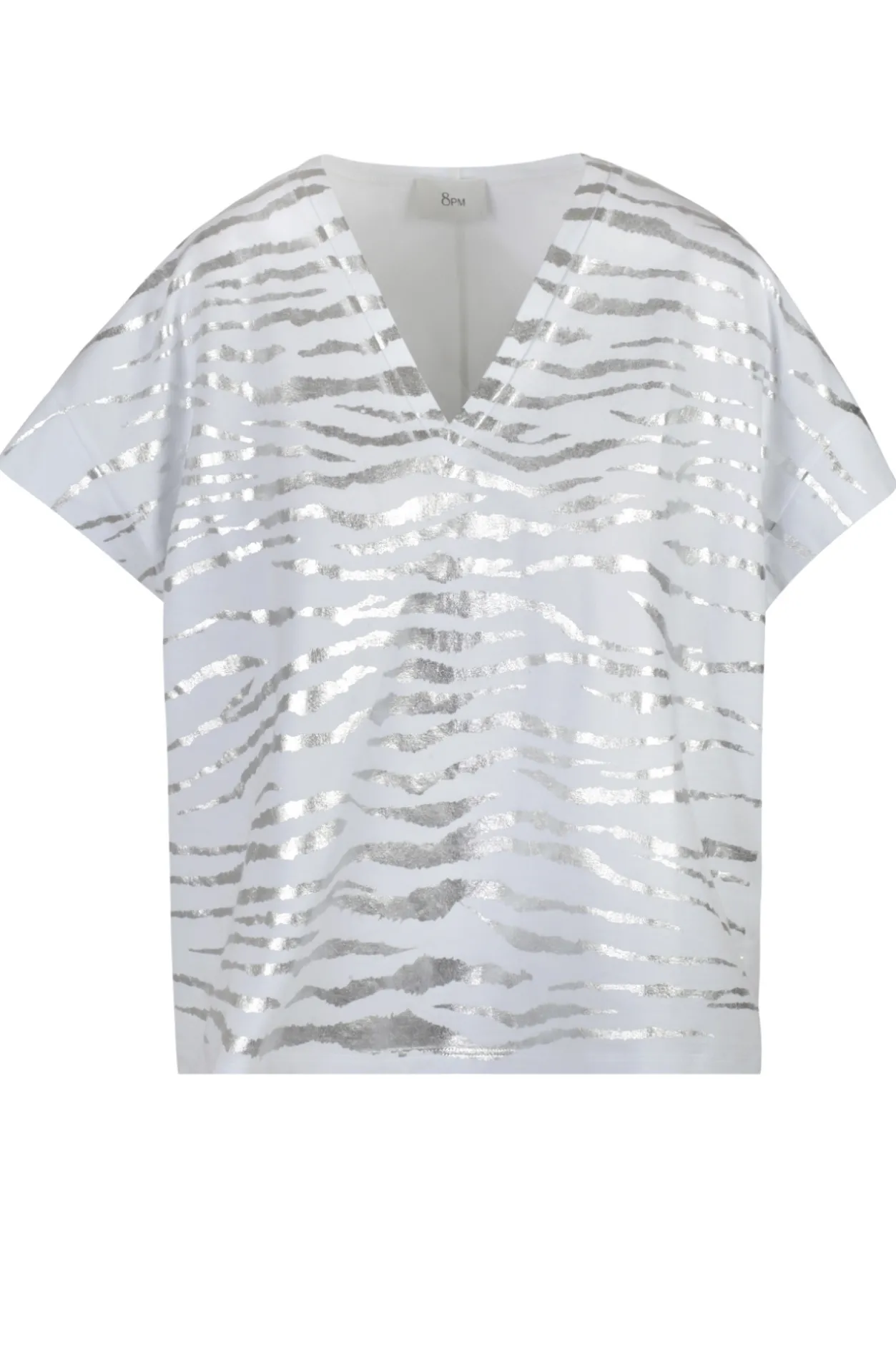 - T-shirt - 450722 - Bianco/Argento^8pm Sale