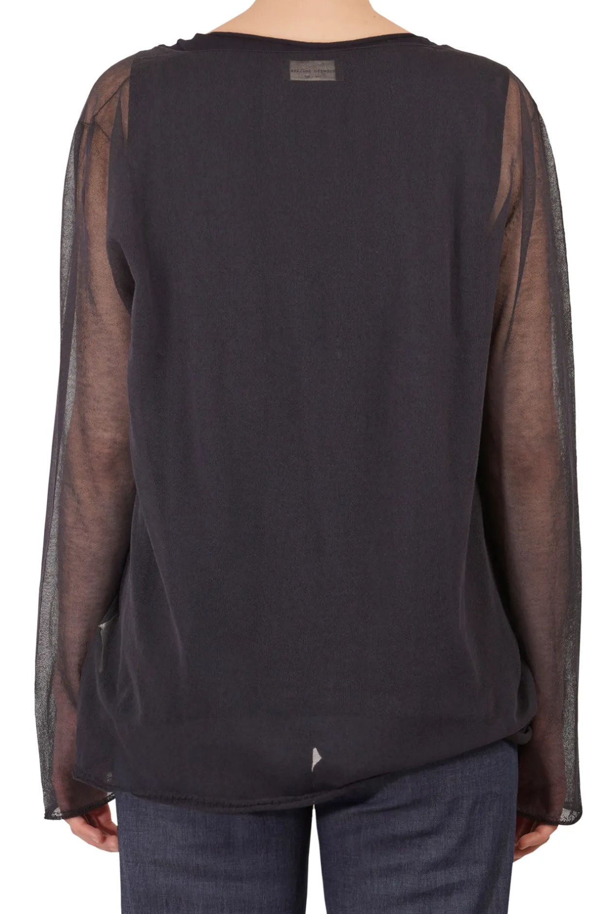 - Maglia - 450000 - Navy^Roberto Collina Clearance