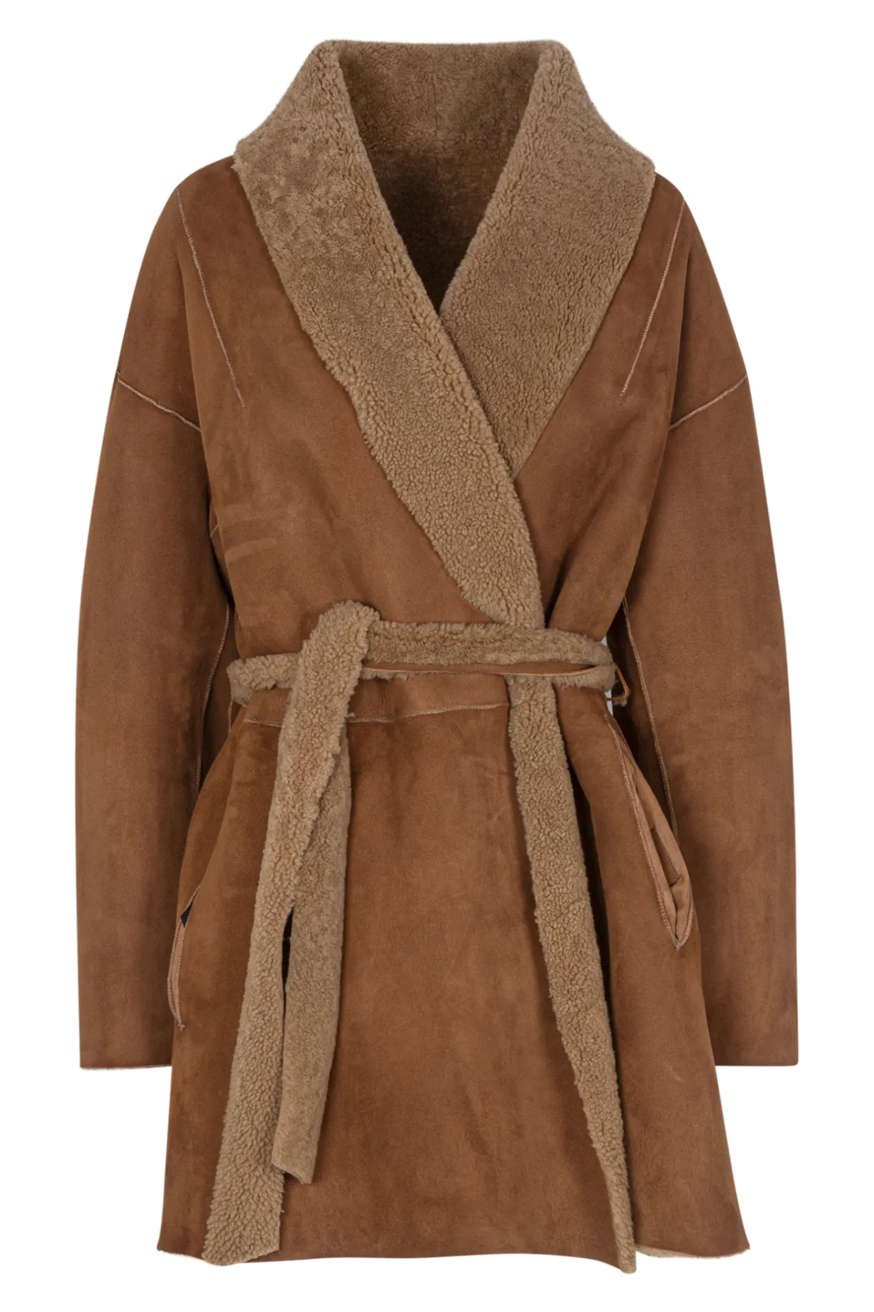 - Cappotto - 440153 - Cammello^Salvatore Santoro New