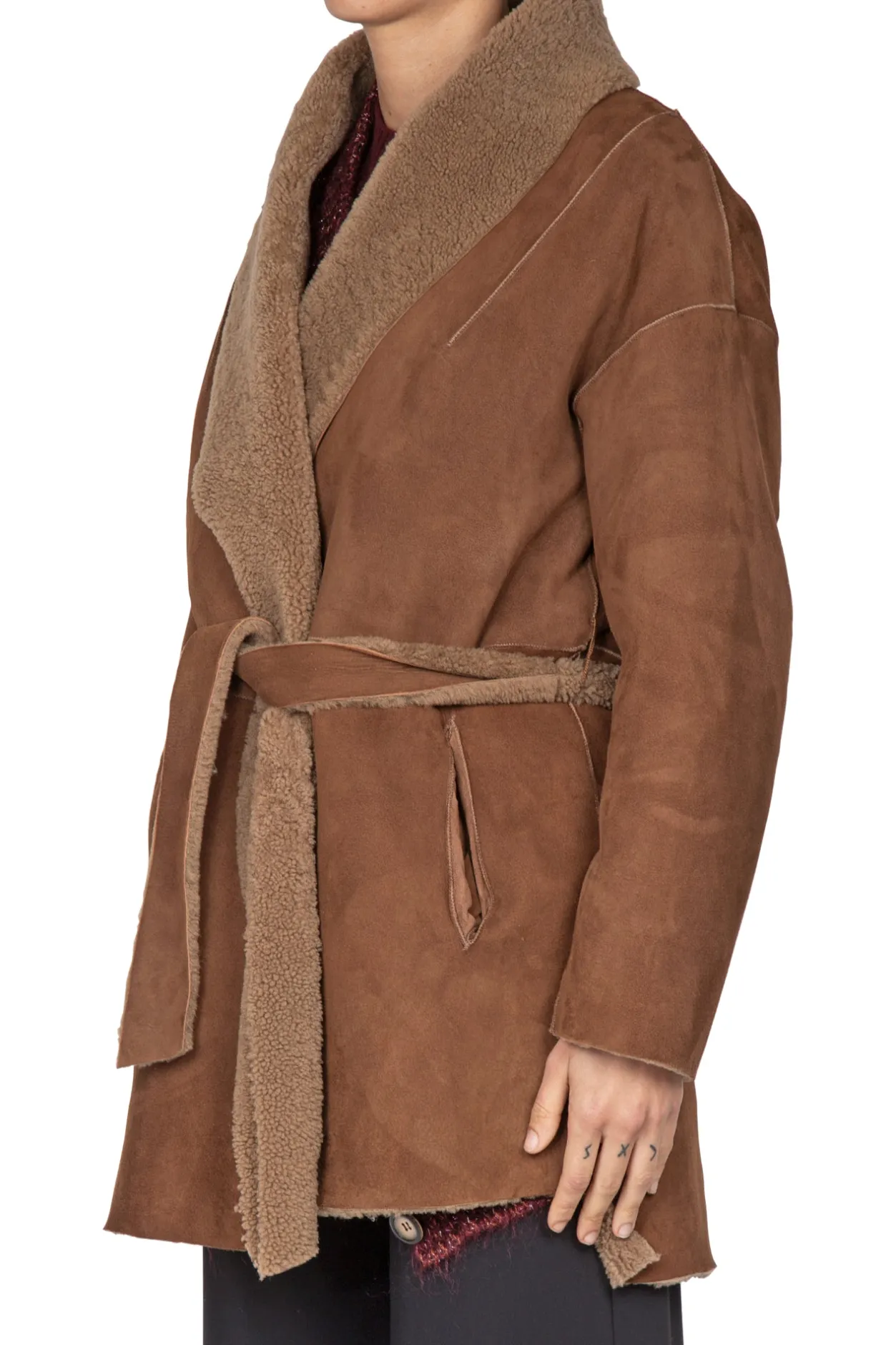 - Cappotto - 440153 - Cammello^Salvatore Santoro New