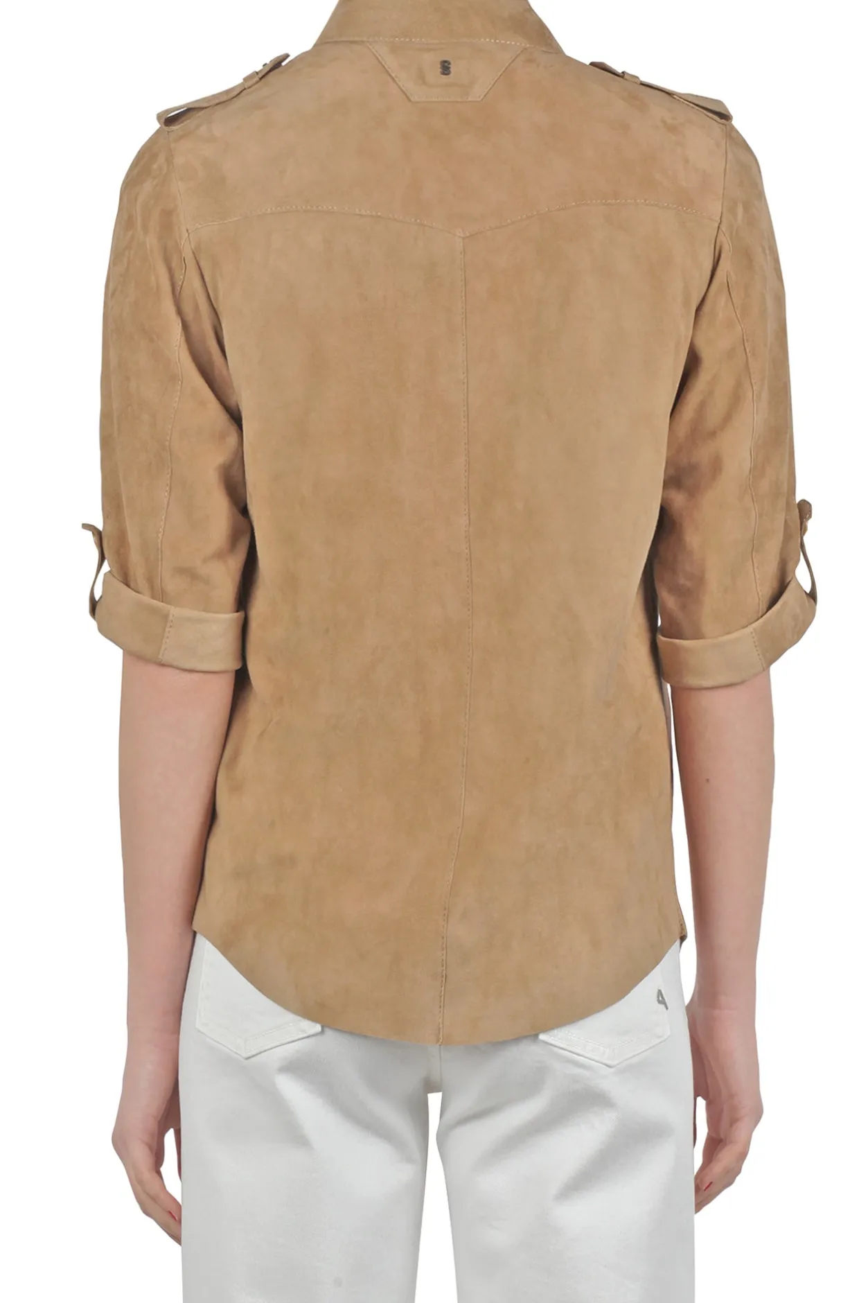- Giubbotto di pelle - 430403 - Beige^Salvatore Santoro Hot
