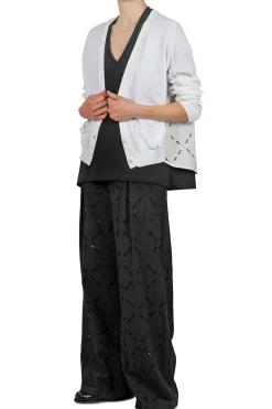 - Cardigan - 450772 - Bianco^Semi Couture Best