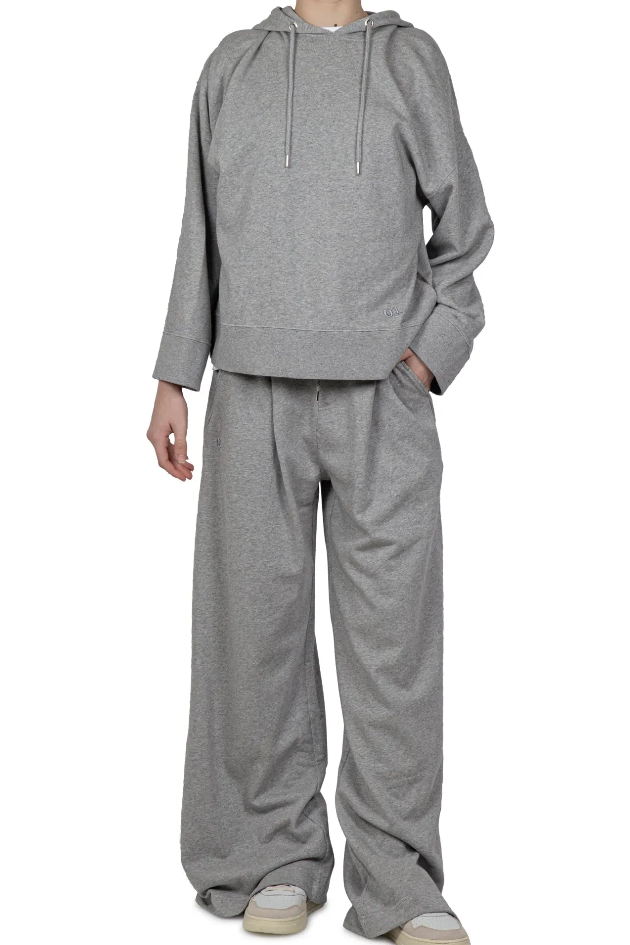 - Felpa - 450830 - Grigio^Semi Couture Hot