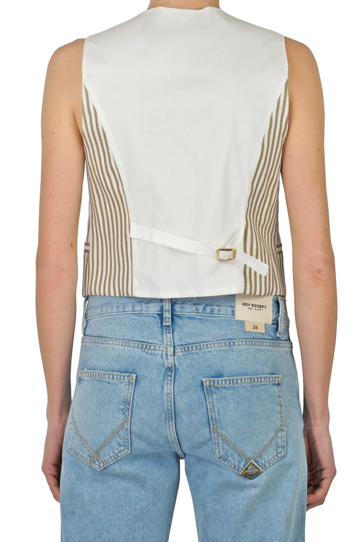 - Gilet - 450782 - Bianco/Kaki^Semi Couture Hot