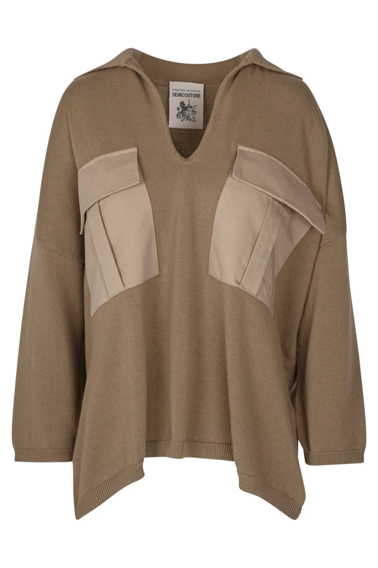 - Maglia - 450807 - Beige^Semi Couture Online