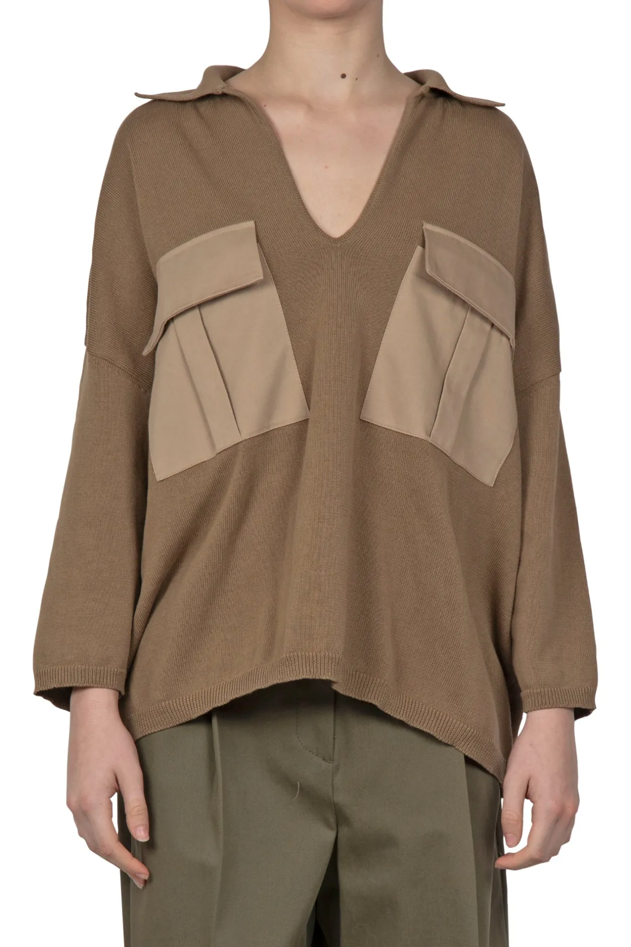 - Maglia - 450807 - Beige^Semi Couture Online