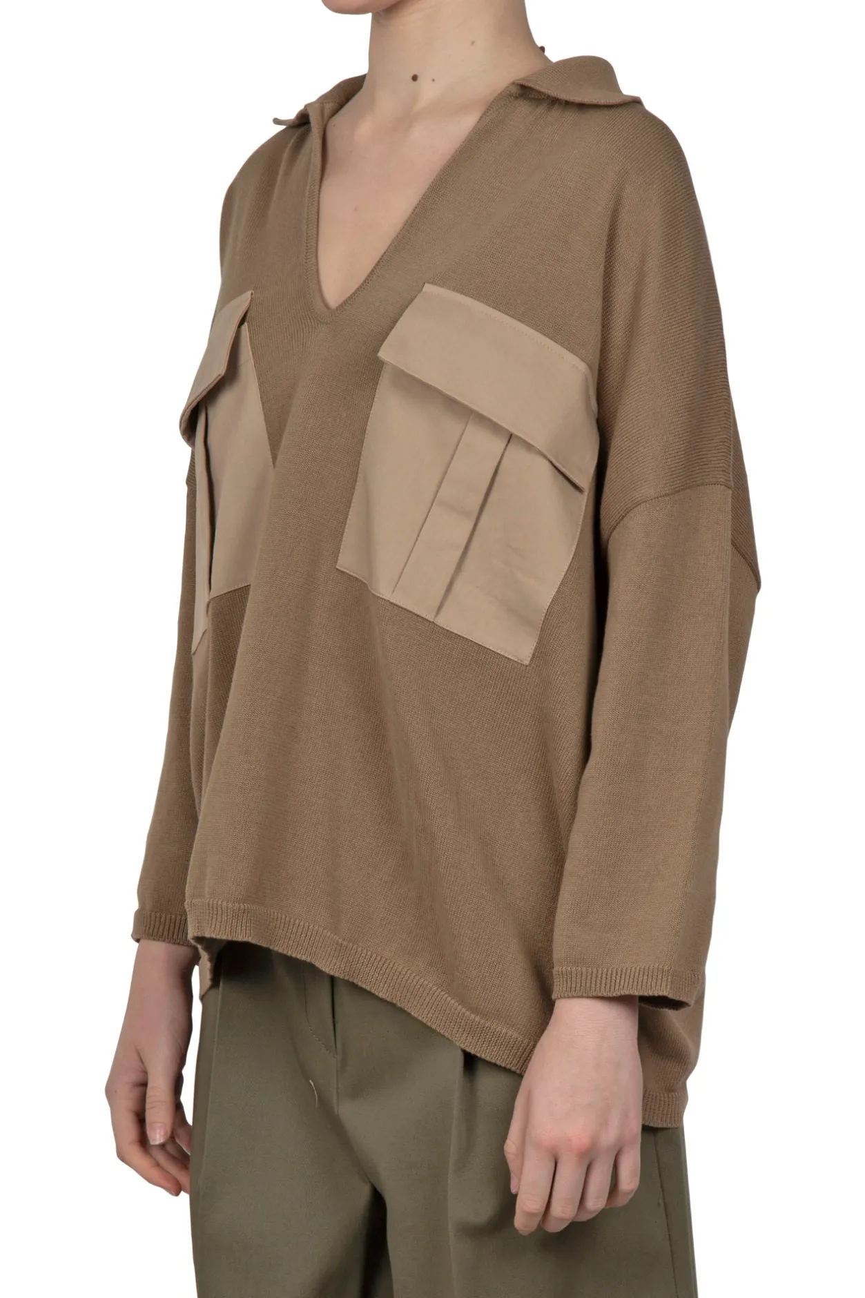 - Maglia - 450807 - Beige^Semi Couture Online