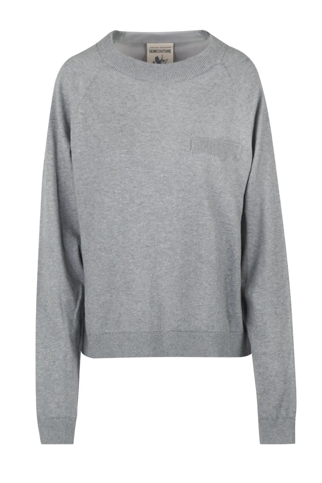 - Maglia - 450808 - Grigio^Semi Couture New