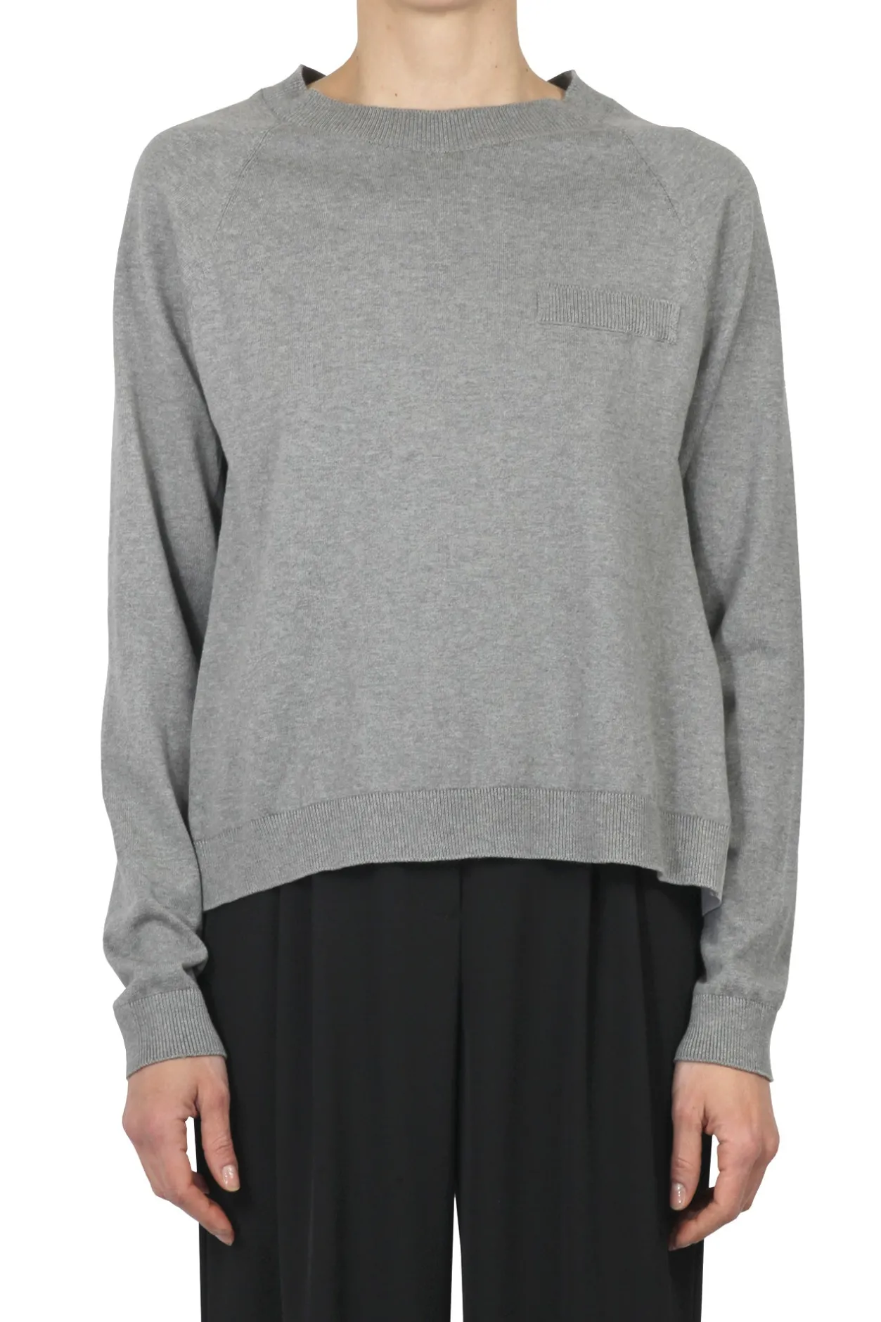 - Maglia - 450808 - Grigio^Semi Couture New