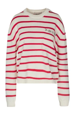 - Maglia - 450811 - Panna/Rosso^Semi Couture New