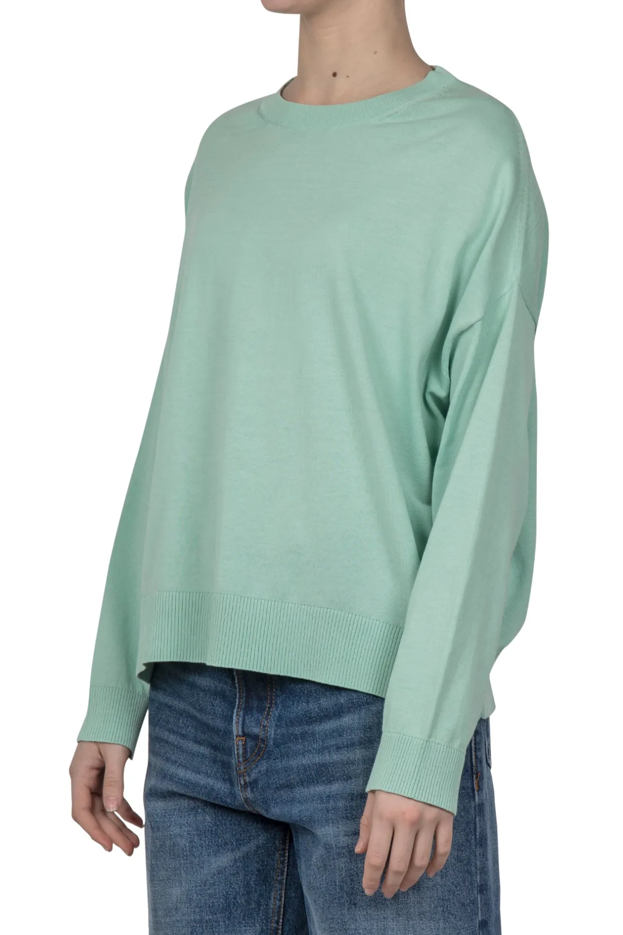 - Maglia - 450805 - Verde acqua^Semi Couture Fashion