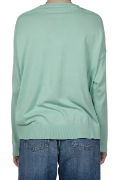 - Maglia - 450805 - Verde acqua^Semi Couture Fashion