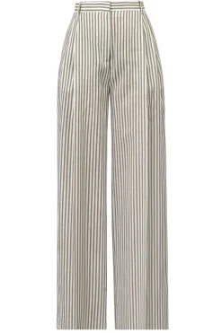 - Pantalone - 450783 - Bianco/Kaki^Semi Couture Online