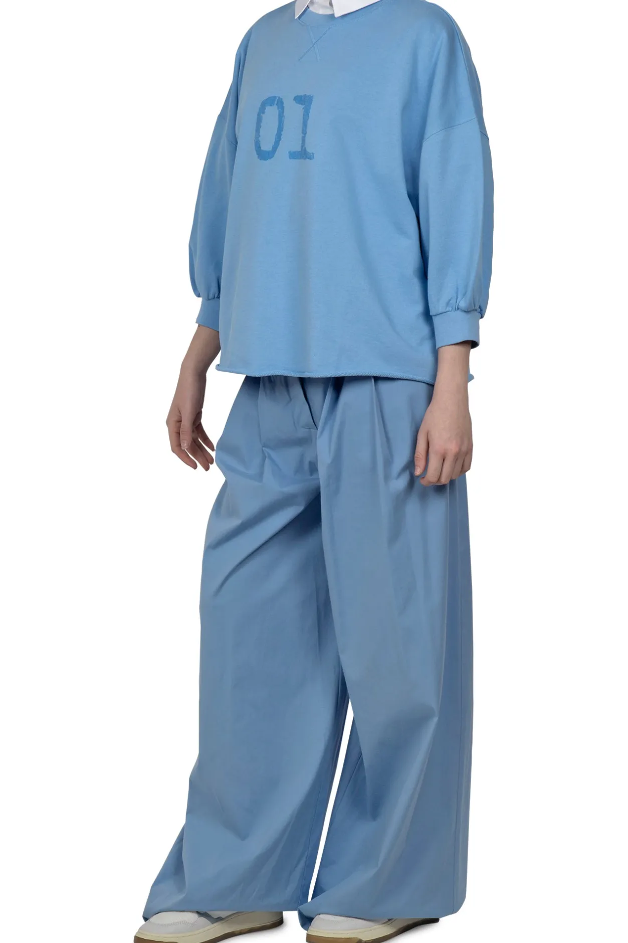 - Pantalone - 450820 - Azzurro^Semi Couture Outlet