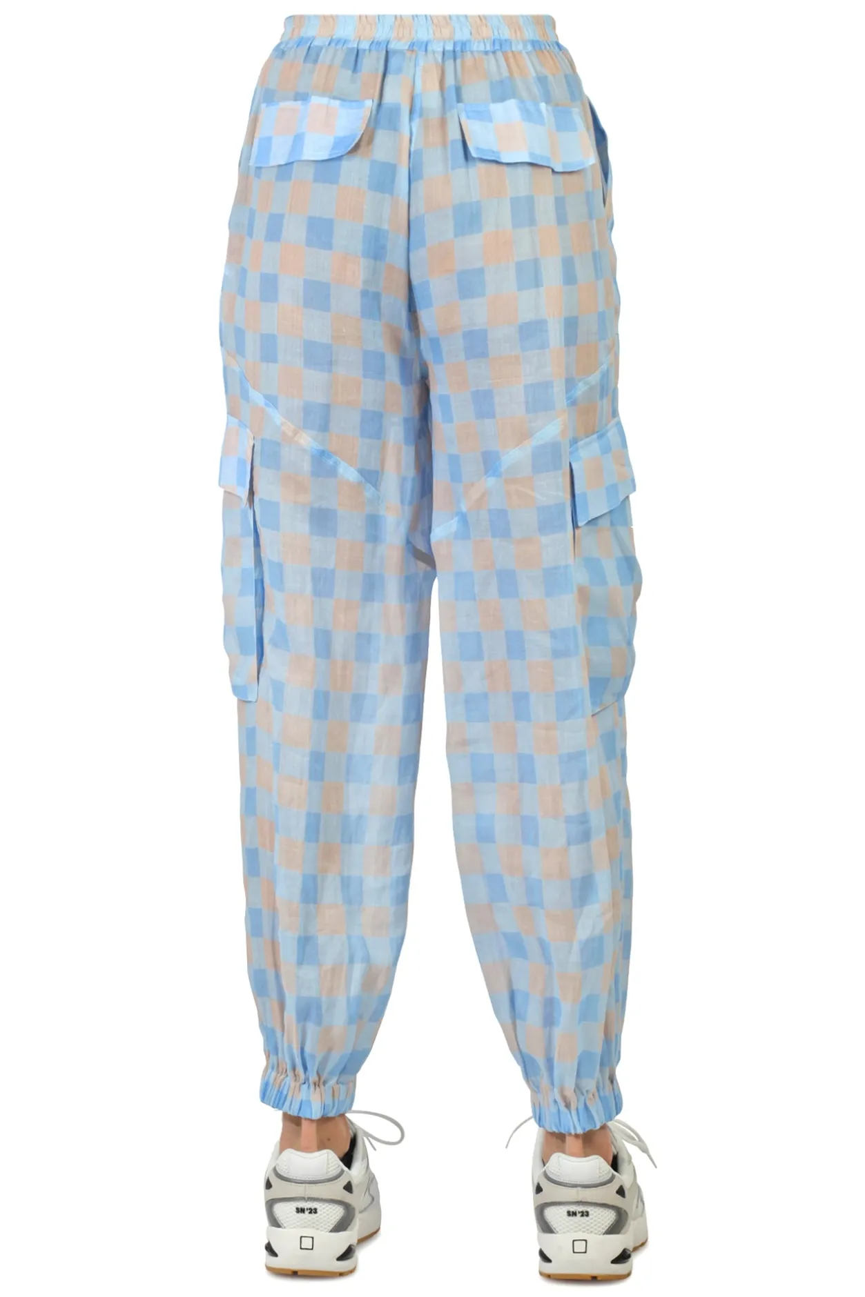- Pantalone - 431792 - Fantasia Azzurro^Semi Couture Sale