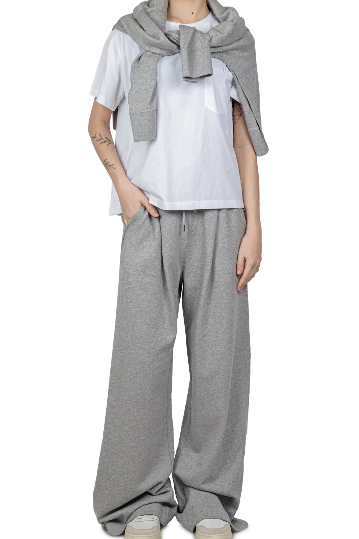 - T-shirt - 450818 - Bianco^Semi Couture Sale