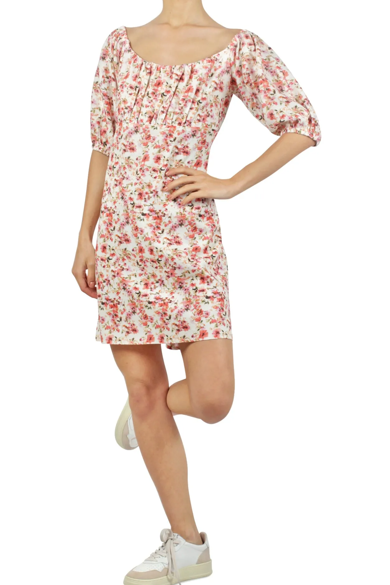 - Abito - 411500 - Bianco/Corallo^So Allure New