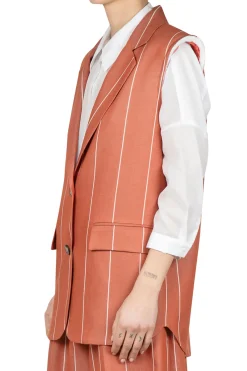 - Gilet - 450033 - Ruggine^So Allure Clearance