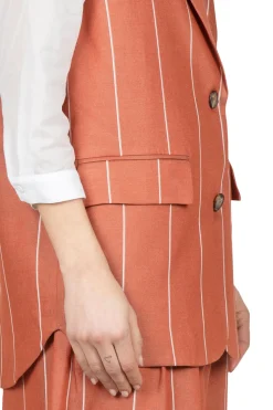 - Gilet - 450033 - Ruggine^So Allure Clearance