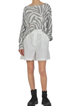 - Shorts - 430901 - Bianco/Nero^So Allure Outlet