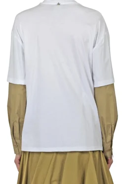 - Maglia - 451257 - Bianco/Beige^Souvenir Outlet