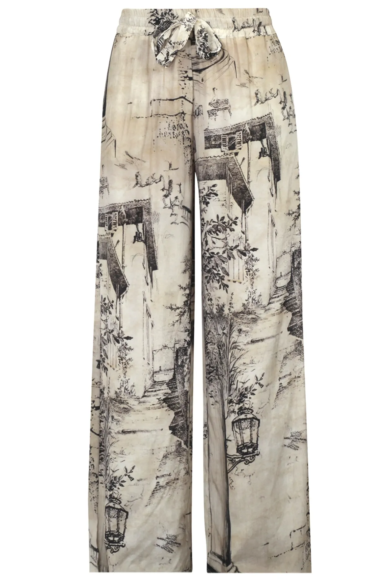 - Pantalone - 451254 - Latte/Nero^Souvenir Online