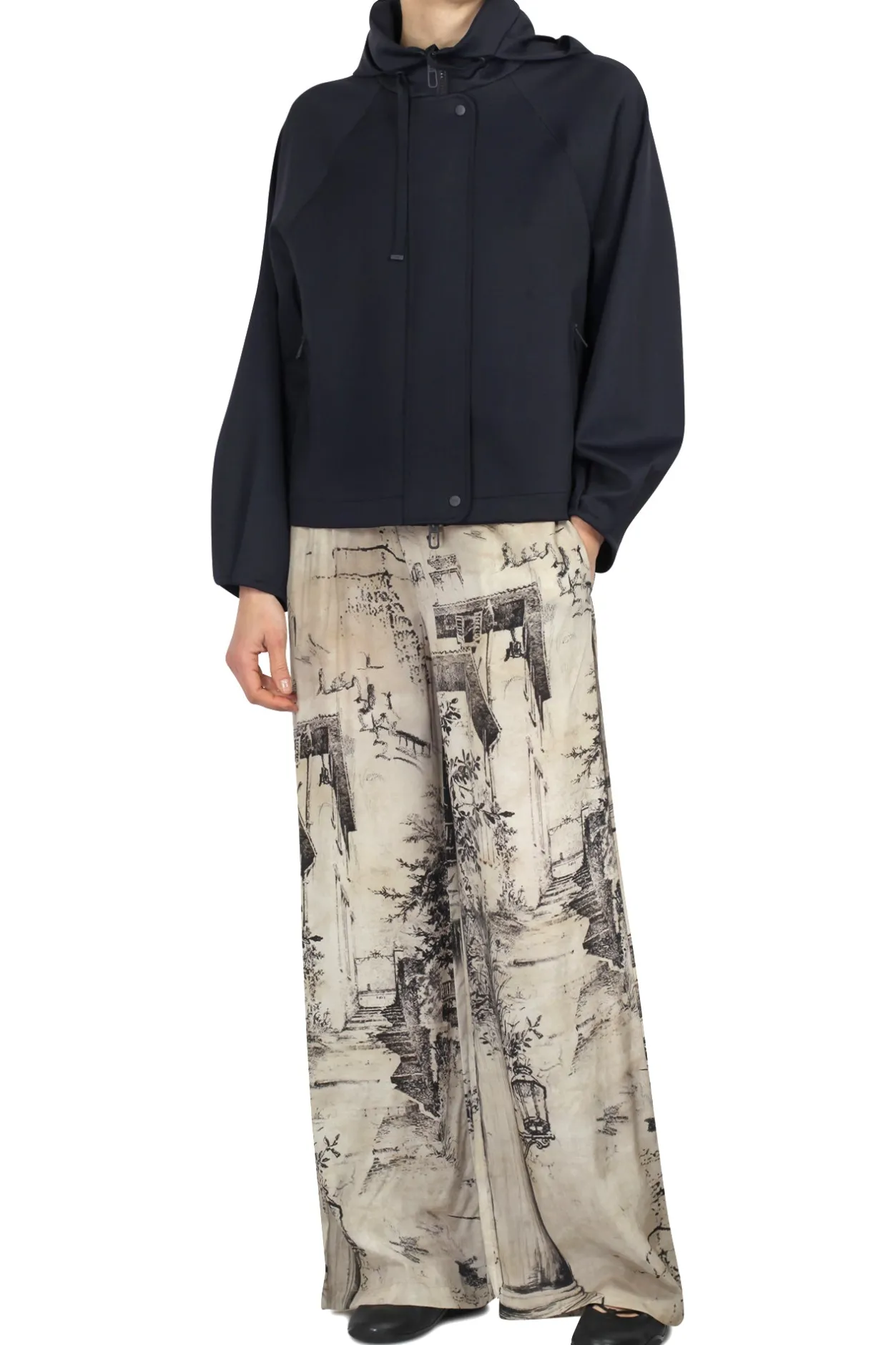 - Pantalone - 451254 - Latte/Nero^Souvenir Online