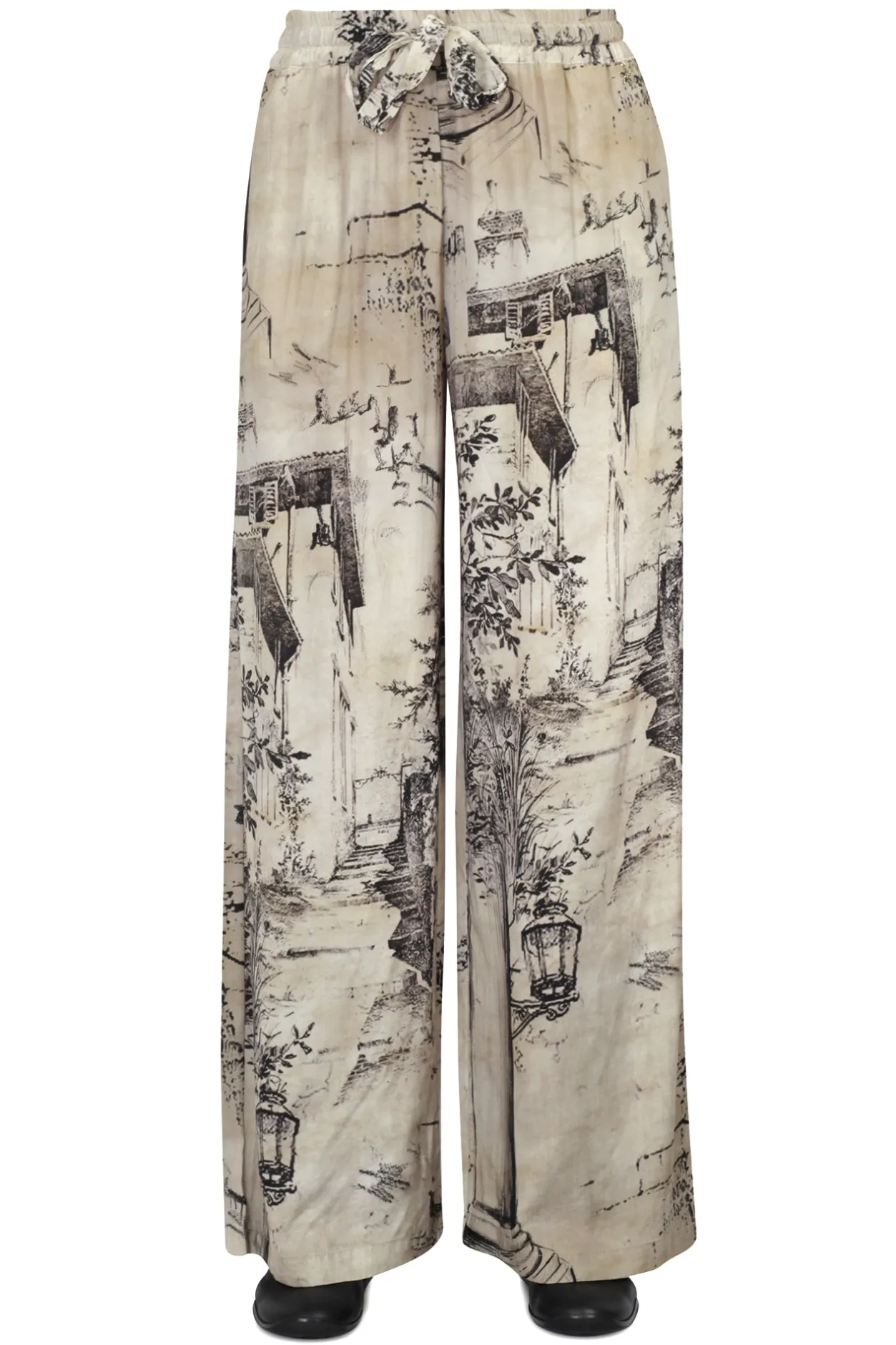 - Pantalone - 451254 - Latte/Nero^Souvenir Online
