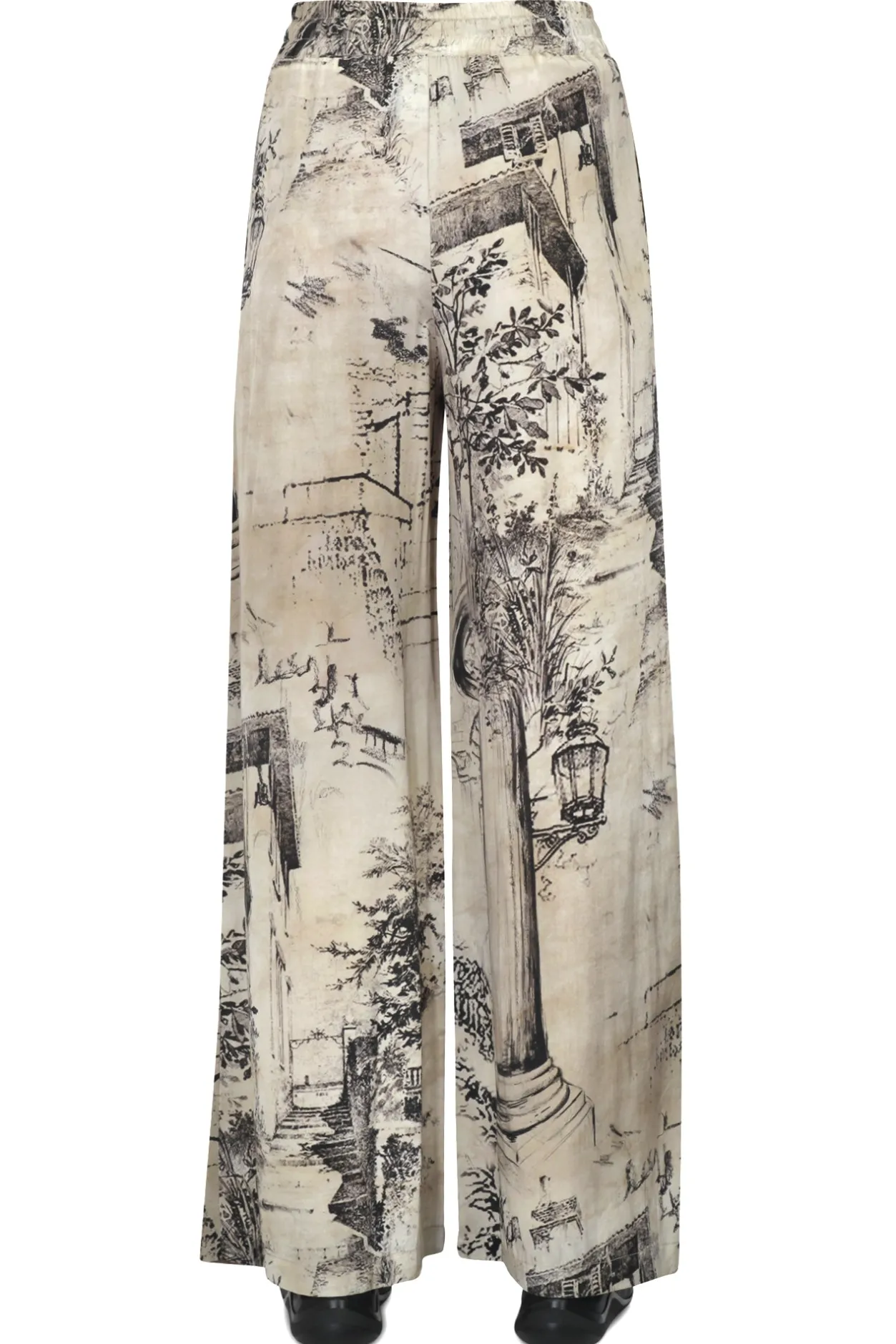 - Pantalone - 451254 - Latte/Nero^Souvenir Online