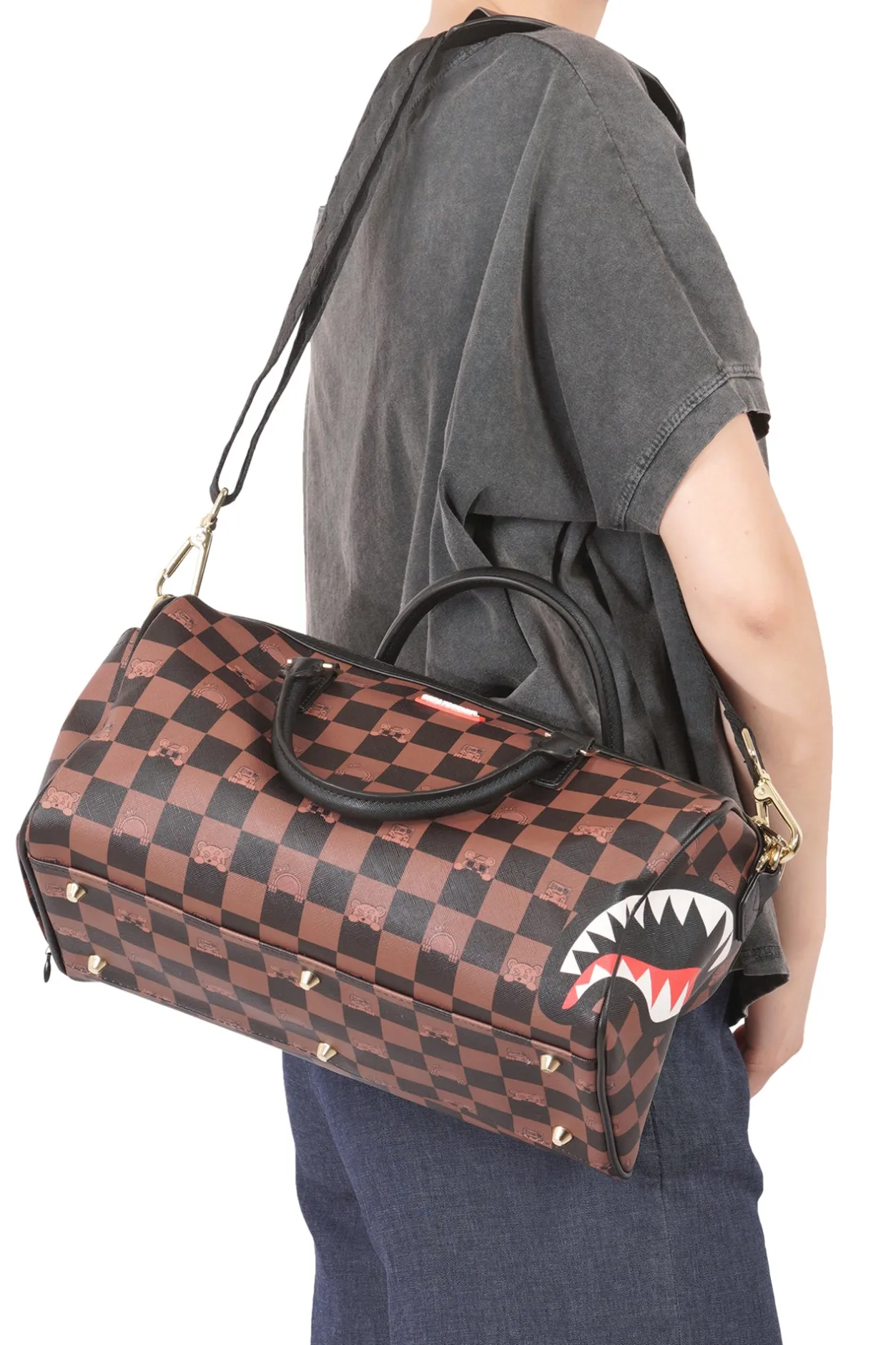 - Borsa media - 451374 - Nero/Moro^SPRAYGROUND Sale