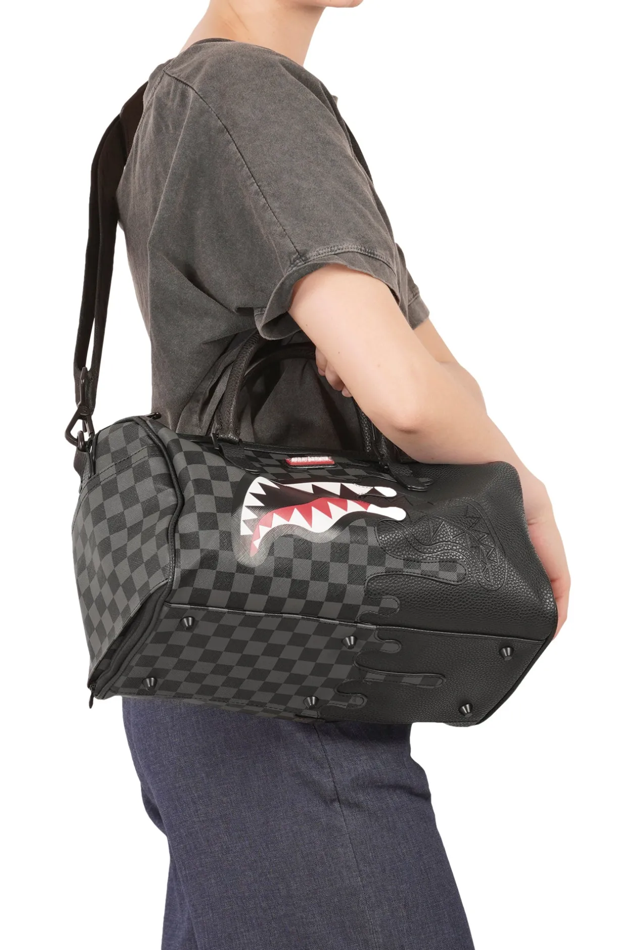 - Borsa media - 451371 - Nero/Grigio^SPRAYGROUND New