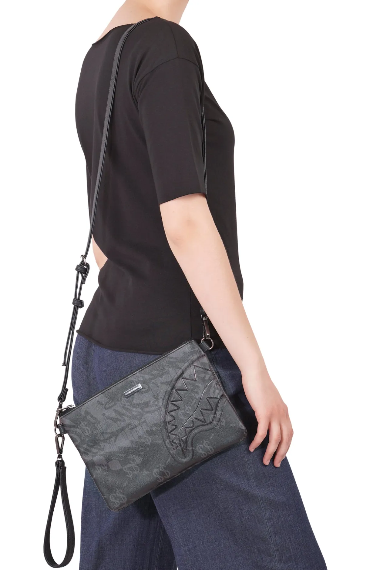 - Borsa piccola - 451368 - Nero/Grigio^SPRAYGROUND Outlet