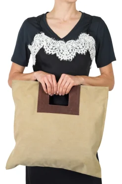 - Borsa grande - 451473 - Beige^Tannerie Discount