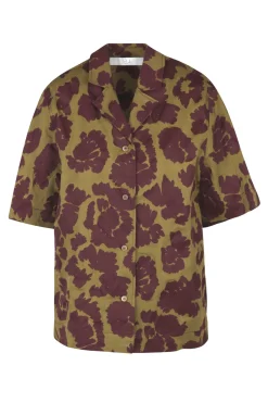 - Camicia - 450484 - Senape/Bordeaux^Tela Fashion