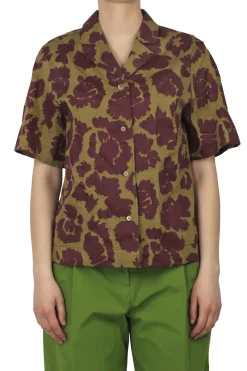 - Camicia - 450484 - Senape/Bordeaux^Tela Fashion