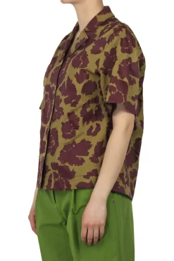 - Camicia - 450484 - Senape/Bordeaux^Tela Fashion