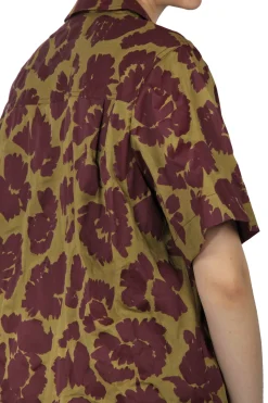 - Camicia - 450484 - Senape/Bordeaux^Tela Fashion