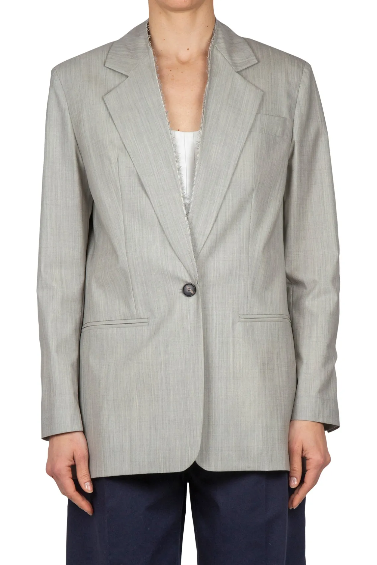- Giacca - 450486 - Grigio chiaro^Tela Best