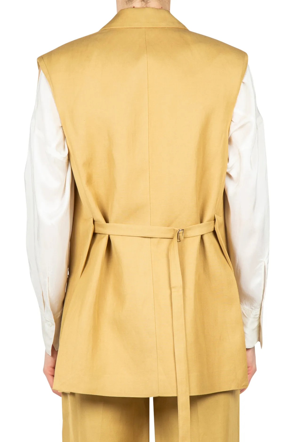 - Gilet - 450489 - Senape^Tela Clearance
