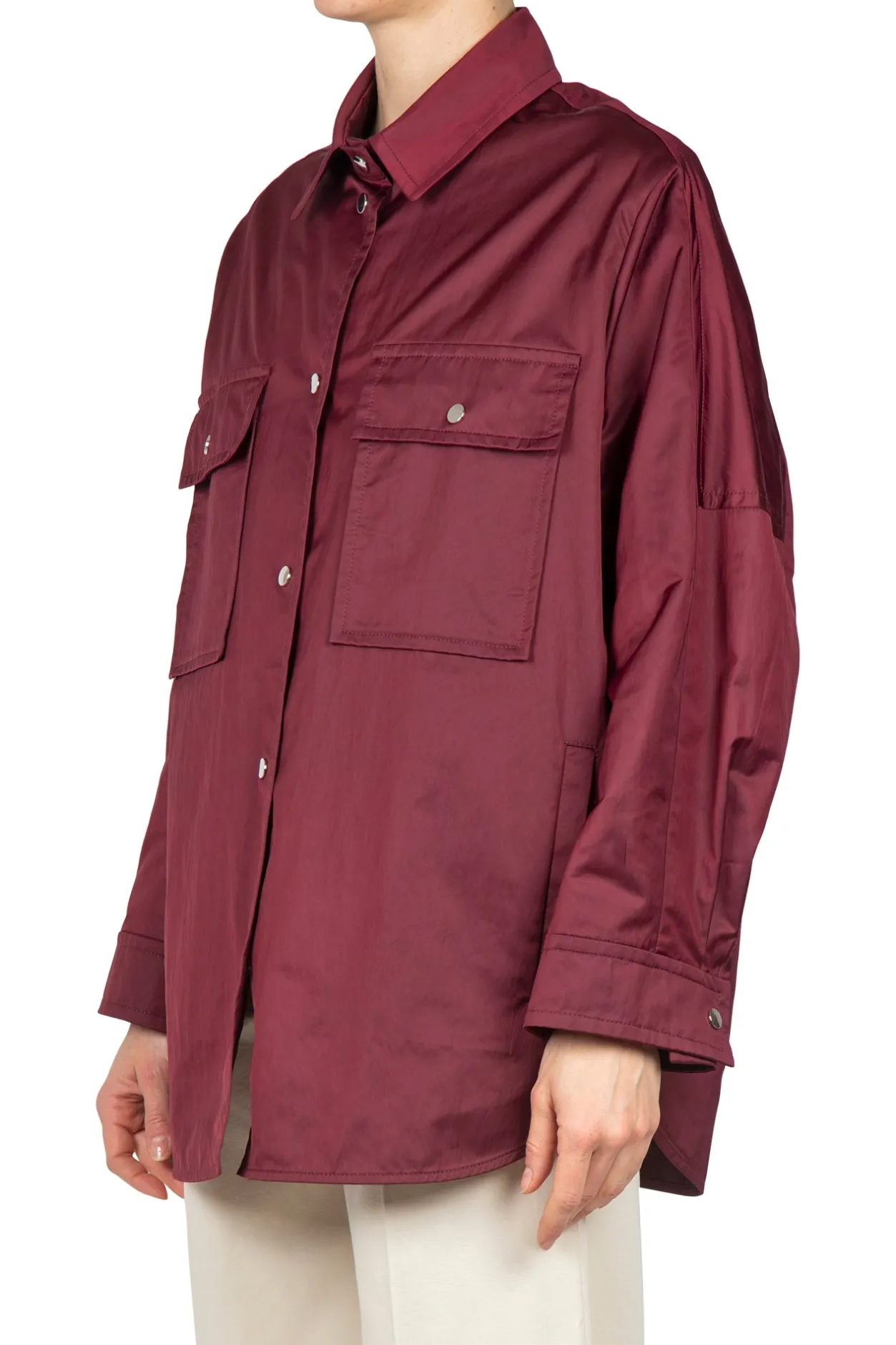- Giubbotto - 450487 - Bordeaux^Tela Clearance